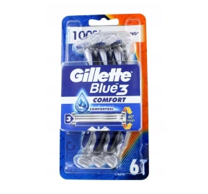 GILLETTE BLUE 3 COMFORT EINWEGRASIERER 6 STÜCK