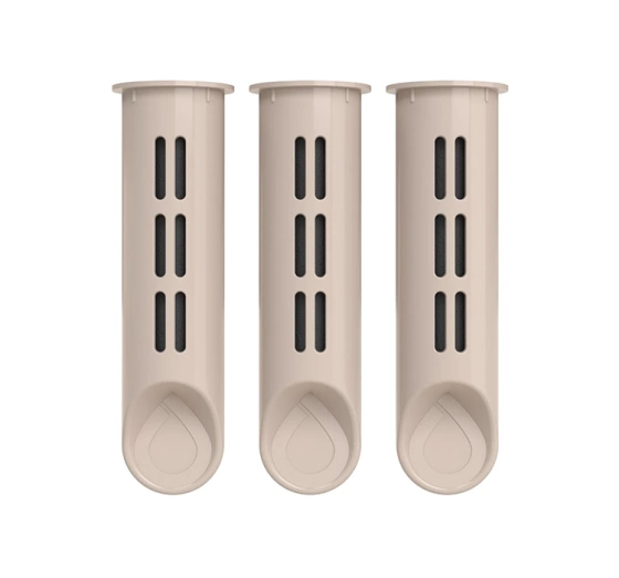 Dafi Aktivkohlefilter für Dafi Soft und Solid Wasserflasche Beige 3 Stück