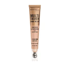 Rimmel Multi-Tasker Wake Me Up 2-in-1 Concealer und Foundation 025 Rose Ivory 20ml