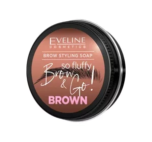 EVELINE BROW & GO! VEGANE AUGENBRAUENSEIFE BROWN 25G