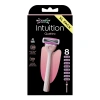 Wilkinson Sword Intuition Quattro Rasierer für Frauen: Griff + 8 Klingen