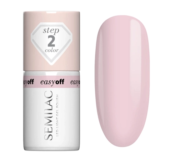 Kliknij na zdjęcie, aby je powiększyć Semilac Easy Off Hybridlack L11 Pink Marshmallow 7 ml