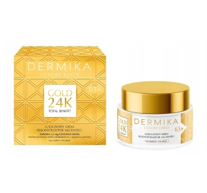 Dermika Luxury Gold 24K Gesichtspflege-Set: Serum 60 g + Creme 50 ml