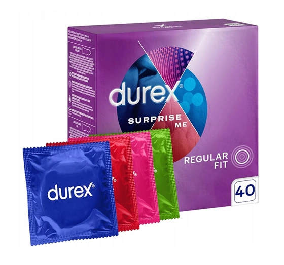 Kliknij na zdjęcie, aby je powiększyć DUREX SUPRISE ME VARIETY KONDOME 40 STÜCK