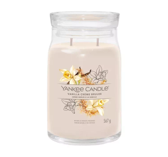 YANKEE CANDLE SIGNATURE DUFTKERZE VANILLA CREME BRULE 567G