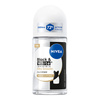 NIVEA Black&White; Invisible Silky Smooth Antitranspirant-Roll-on für Frauen 50 ml
