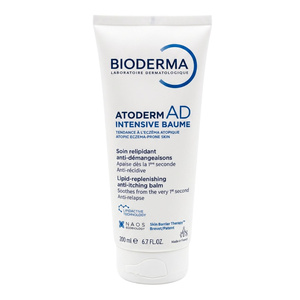 Bioderma Atoderm AD Intensive Baume – Lipid-Replenishing regenerierender Körperbalsam gegen Juckreiz für trockene und zu Atopie neigende Haut, 200 ml