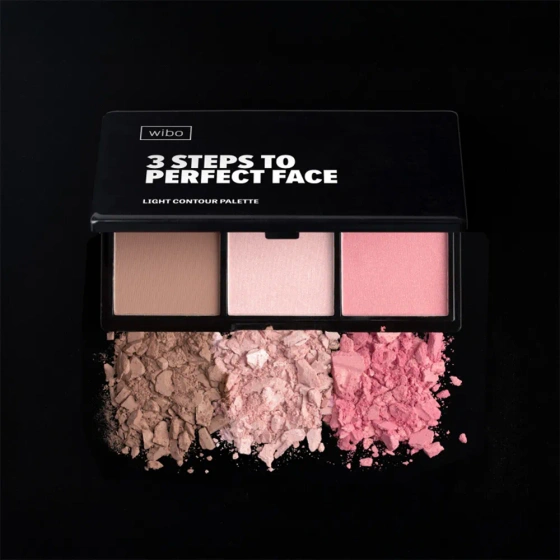 Wibo 3 Steps To Perfect Face Konturpalette 10 g