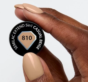 SEMILAC EXTEND 5 IN 1 BASIS LACK TOP 810 CASUAL BEIGE 7 ML