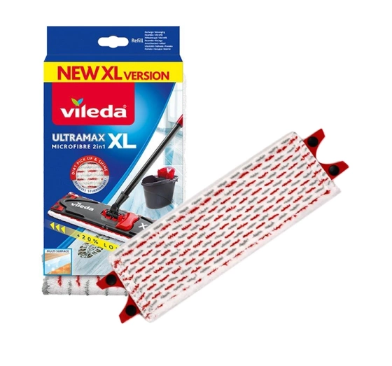 Vileda Ultramax XL 2in1 Microfibre Refill Flachmopp Ersatzbezug 1 Sück