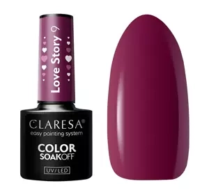 CLARESA SOAK OFF HYBRIDLACK LOVE STORY 9 5G