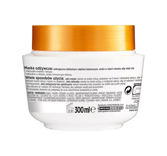 LOREAL ELSEVE MAGICAL POWER OF OILS NÄHRENDE HAARMASKE 300ML