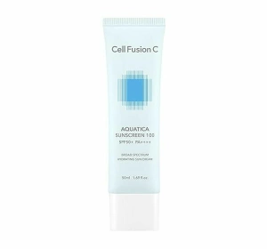 Cell Fusion C Aquatica SPF50+ PA++++ Intensiv feuchtigkeitsspendende Sonnencreme 50 ml