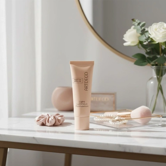 Kliknij na zdjęcie, aby je powiększyć Artdeco Light Luminous Foundation Leuchtende Grundierung 14 Beige Sand 25 ml