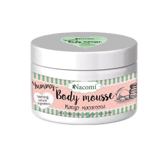 Kliknij na zdjęcie, aby je powiększyć Nacomi Body Mousse Körpermousse „Macarons Mango“ 180 ml