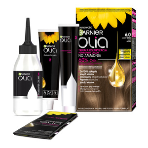 GARNIER OLIA PERMANENTE HAARFARBE OHNE AMMONIAK 6.0 HELLES BRAUN