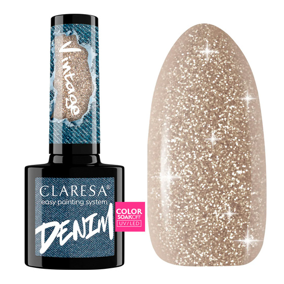 Kliknij na zdjęcie, aby je powiększyć Claresa Denim Hybrid-Nagellack „Vintage“, 5 g