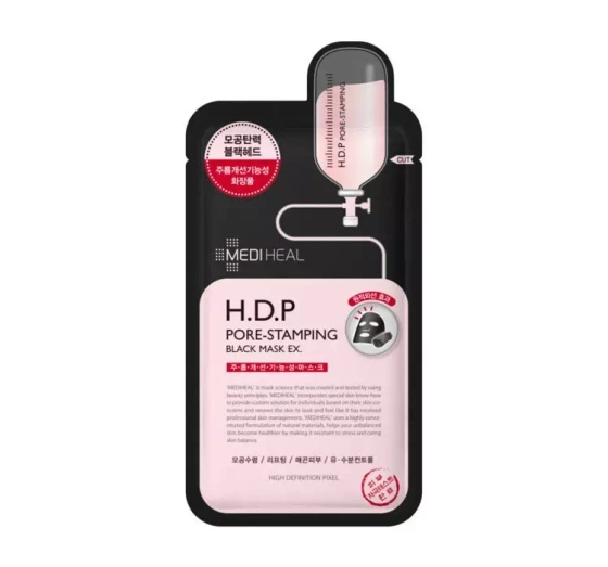 Kliknij na zdjęcie, aby je powiększyć MEDIHEAL HDP SCHWARZE MASKE REINIGUNG UND SPANNUNG