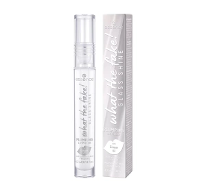 Essence What The Fake! Glass Shine Plumping Lip Filler Lipgloss 01 Oh So Glassy! 4,2 ml