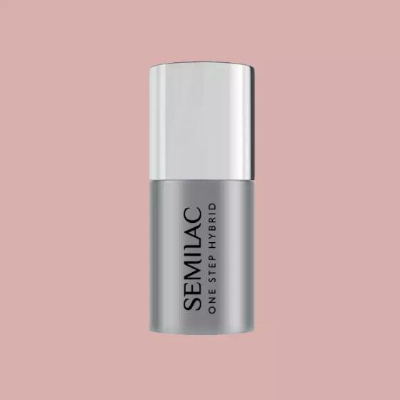 Kliknij na zdjęcie, aby je powiększyć SEMILAC ONE STEP HYBRID HYBRIDLACK UV S220 NUDE BEIGE 5ML