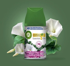 Air Wick Freshmatic Automatischer Lufterfrischer Nachfüller Mondlilie in Satin eingewickelt 250 ml