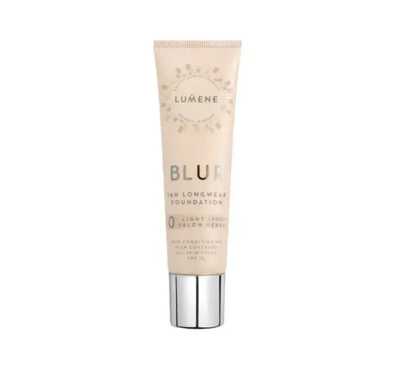 LUMENE BLUR FOUNDATION GLÄTTENDE GRUNDIERUNG 0 LIGHT IVORY 30ML