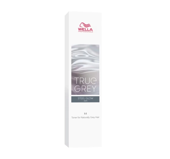 Kliknij na zdjęcie, aby je powiększyć WELLA PROFESSIONALS TRUE GREY TONER FÜR GRAUES HAAR STEEL GLOW MEDIUM 60ML