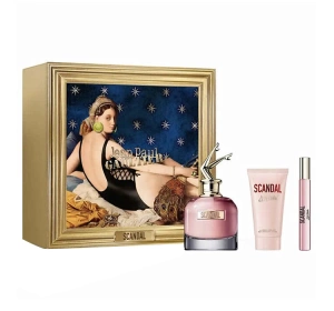 JEAN PAUL GAULTIER SCANDAL EDP SPRAY 80ML + 10ML + BL 75ML SET
