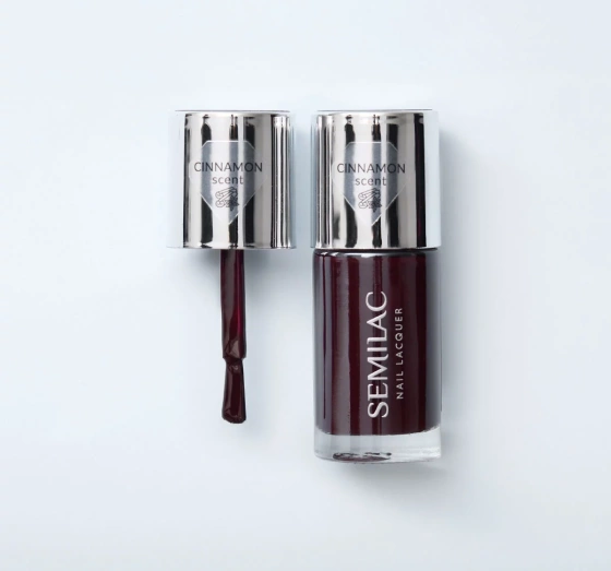 Kliknij na zdjęcie, aby je powiększyć Semilac Nail Lacquer Klassischer Nagellack 112 Wine Red 9 ml