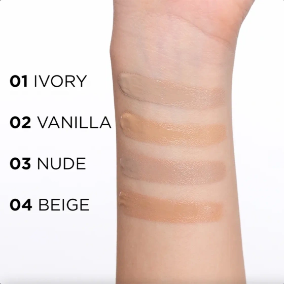 Kliknij na zdjęcie, aby je powiększyć Eveline Cosmetics Wonder Match deckende BB-Creme mit LSF 50 01 Ivory 30 ml