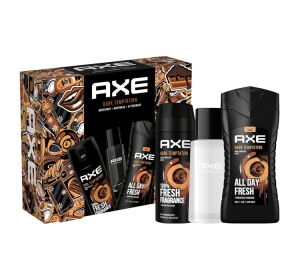 AXE DARK GESCHENKSET FÜR MÄNNER GEL + DEODORANT + ASL