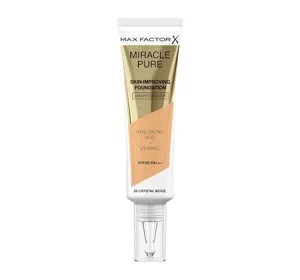 MAX FACTOR MIRACLE PURE FOUNDATION ZUR VERBESSERUNG DES HAUTZUSTANDS 33 BEIGE 30ML