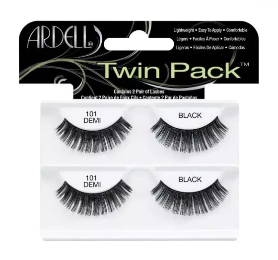 Kliknij na zdjęcie, aby je powiększyć ARDELL TWIN PACK KÜNSTLICHE WIMPERN SCHWARZ 101 DEMI BLACK