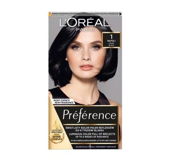 LOREAL PREFERENCE HAARFARBE 1 SCHWARZ