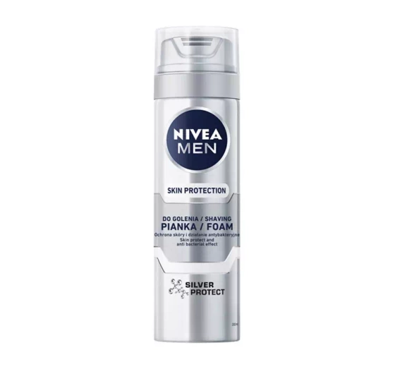 Kliknij na zdjęcie, aby je powiększyć NIVEA MEN SENSITIVE SKIN PROTECTION RASIERSCHAUM 200ML