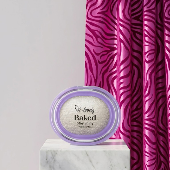 Lovely Baked Stay Shiny – gebackener Highlighter für das Gesicht, 1,4 g
