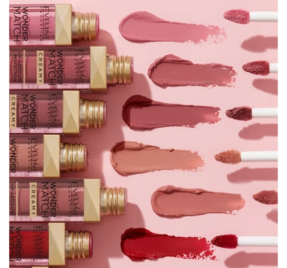 Kliknij na zdjęcie, aby je powiększyć Eveline Wonder Match matter Lippenstift 04A Mallow Flower 6,8ml