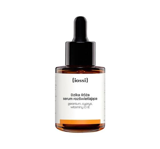 Kliknij na zdjęcie, aby je powiększyć IOSSI WILDE ROSE BELEUCHTENDES SERUM MIT GERANIE ZYPRESSE UND VITAMIN C UND E 30ML