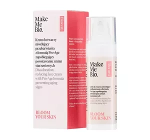 MAKE ME BIO BLOOMI BLOOM YOUR SKIN GESICHTSCREME GEGEN VERFÄRBUNGEN MIT PRO-AGE-FORMEL 30ML