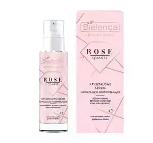 BIELENDA CRYSTAL GLOW ROSE QUARTZ FEUCHTIGKEITSSPENDENDES UND AUFHELLENDES KRISTALLSERUM 30ML