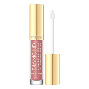 Eveline Cosmetics Diamond High Shine Serum Kollagen-Lipgloss-Serum mit Peptiden 29 Toffee 5 ml