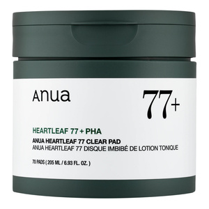 Anua Heartleaf 77 belebende Gesichts-Pads, 70 Stück
