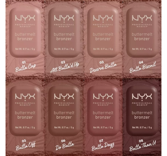 NYX PROFESSIONAL MAKEUP BUTTERMELT BRONZER 06 DO BUTTA 5G