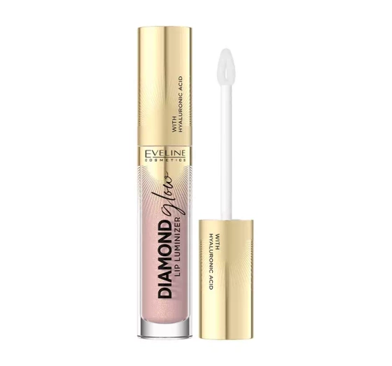 Kliknij na zdjęcie, aby je powiększyć EVELINE DIAMOND GLOW LIP LUMINIZER LIPGLOSS MIT HYALURONSÄURE 02 STRAWBERRY MOUSE 4,5ML