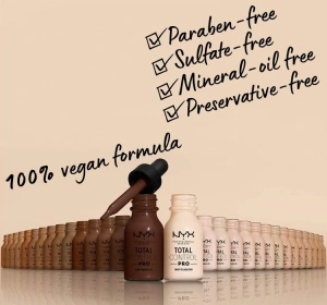 NYX Professional Makeup Total Control Pro Drop Foundation flüssige Grundierung 7.5 Soft Beige 13 ml