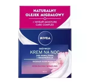 NIVEA 24H Feuchtigkeit Nährend-regenerierende Nachtcreme 50ml