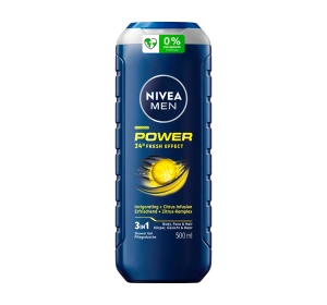 NIVEA MEN POWER FRESH DUSCHGEL FÜR MÄNNER 500ML