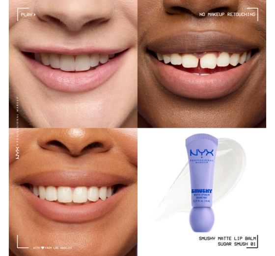 NYX Professional Makeup Smushy matter Lippenbalsam 01 Sugar Smush 8 ml