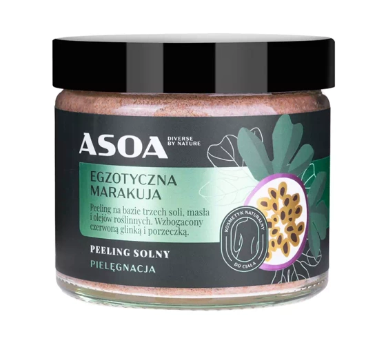 ASOA SALZPEELING FÜR KÖRPER EXOTISCHE MARACUJA 250ML
