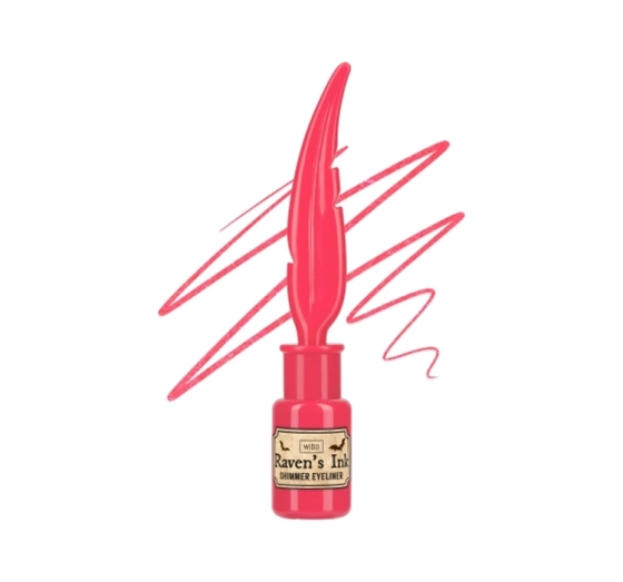 Wibo Raven's Ink Flüssiger Eyeliner mit Partikeln 02 Blood 8 ml 